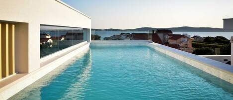 Una piscina climatizada