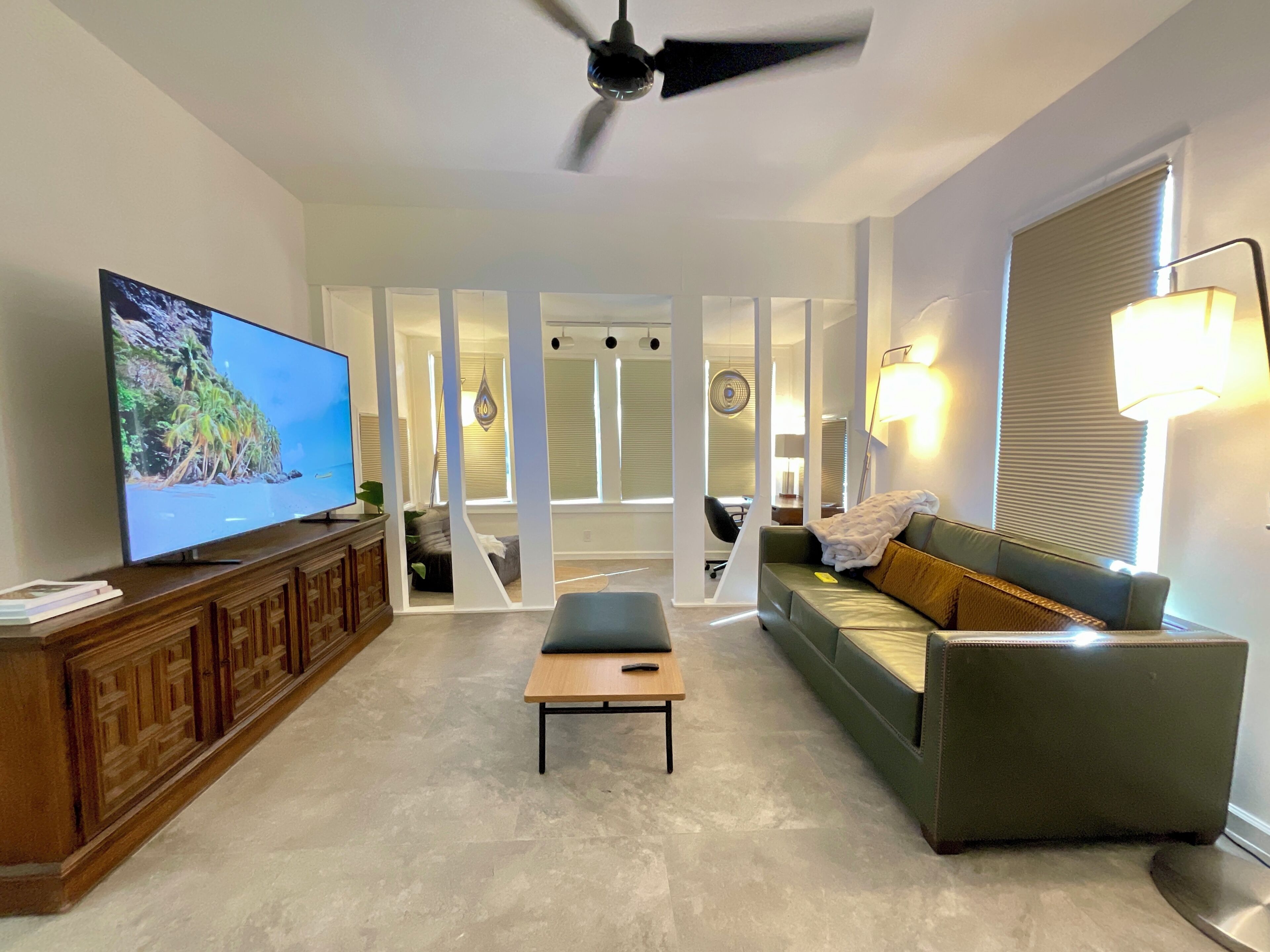 Deluxe Apartment, 1 Queen Bed with Sofa bed, Non Smoking, Kitchen | Living area | 40-inch Smart TV with digital channels, Netflix, Hulu