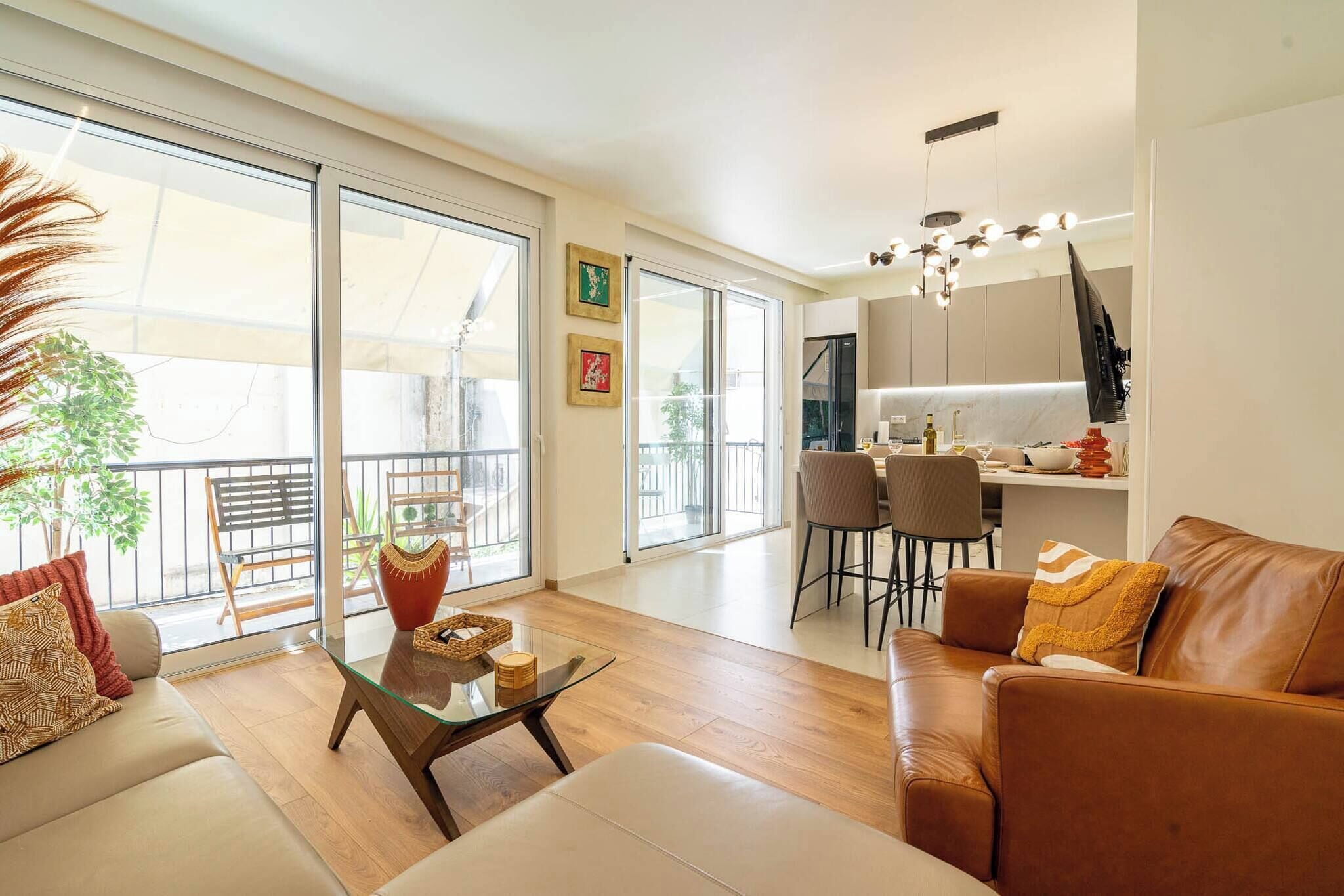 Apartment, 1 Schlafzimmer, Raucher, Balkon | Wohnzimmer