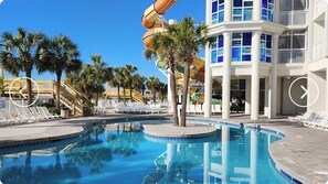 Indoor pool, outdoor pool - Cozy 2-bedroom condo with AC in amazing Myrtle Beach (Myrtle Beach)