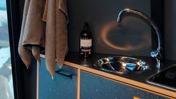 Cabaña, vistas a la montaña | Interior