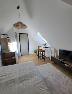 1 quarto, Wi-Fi, roupa de cama