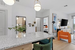 1 bedroom, desk, iron/ironing board, WiFi