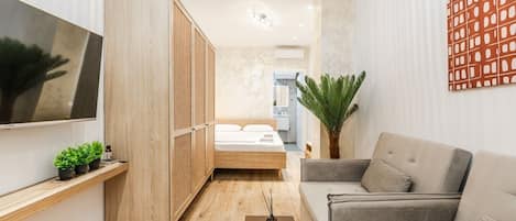1 室のベッドルーム、WiFi、ベッドシーツ