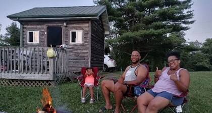 Blue Ridge Parkway Camping Cabin, Pet Friendly, Family Ready, Bath House Nearby