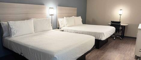 Standard Studio, 2 Queen Beds | Free WiFi, bed sheets