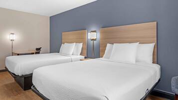 Studio Standard, 2 grands lits | Wi-Fi gratuit, draps fournis