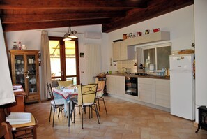 Apartment, Multiple Bedrooms, Smoking, Private Pool | Dining room - Marta's Studio in Formia (Formia)