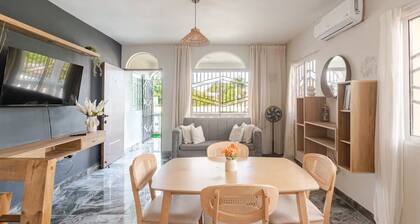 Relaxing 2-bedroom condo in delightful Andrés with AC + Free Parking