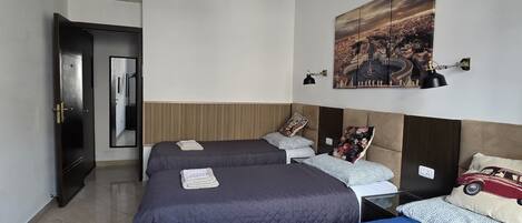 Tremannsrom, byutsikt