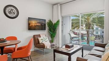 Smart-tv en een kantoor