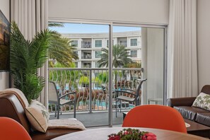 Living area - Orlando Getaway With Pool View Balcony (Celebration)