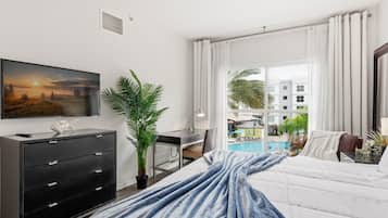 Appartement (2 Bedrooms) | 2 chambres, bureau, espace de travail pour ordinateur portable