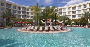 Outdoor pool - Orlando Getaway With Pool View Balcony (Celebration)
