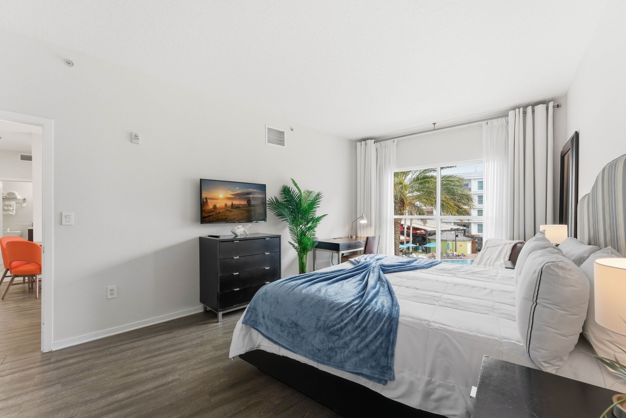 公寓 (2 Bedrooms) | 2 多间卧室、办公桌、笔记本电脑工作区、遮光窗帘