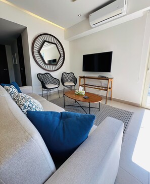 Living area - Oceanview Pavilion Bucerías. 2BR. New Listing - Check In to the Extraordinary! (Bucerías)