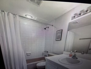 Hair dryer, towels, soap, toilet paper - BEACH FRONT  1-bedroom condo in Ocean City (Ocean City)
