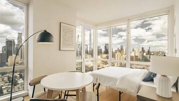 2 slaapkamers, een strijkplank/strijkijzer, wifi, beddengoed