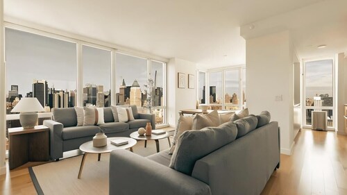 Skyline-View NYC 2BR/1.5BA — Modern, Bright, Beautifully Laid Out