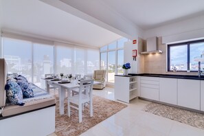 Apartment, 3 Bedrooms, Pool Access | Private kitchen - Carteia Beachfront at Praia da Gaivota (Loulé)