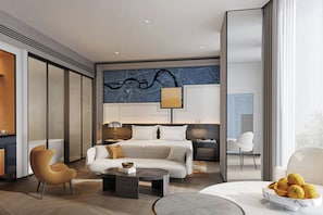 豪華客房, 1 張特大雙人床, 城市景觀