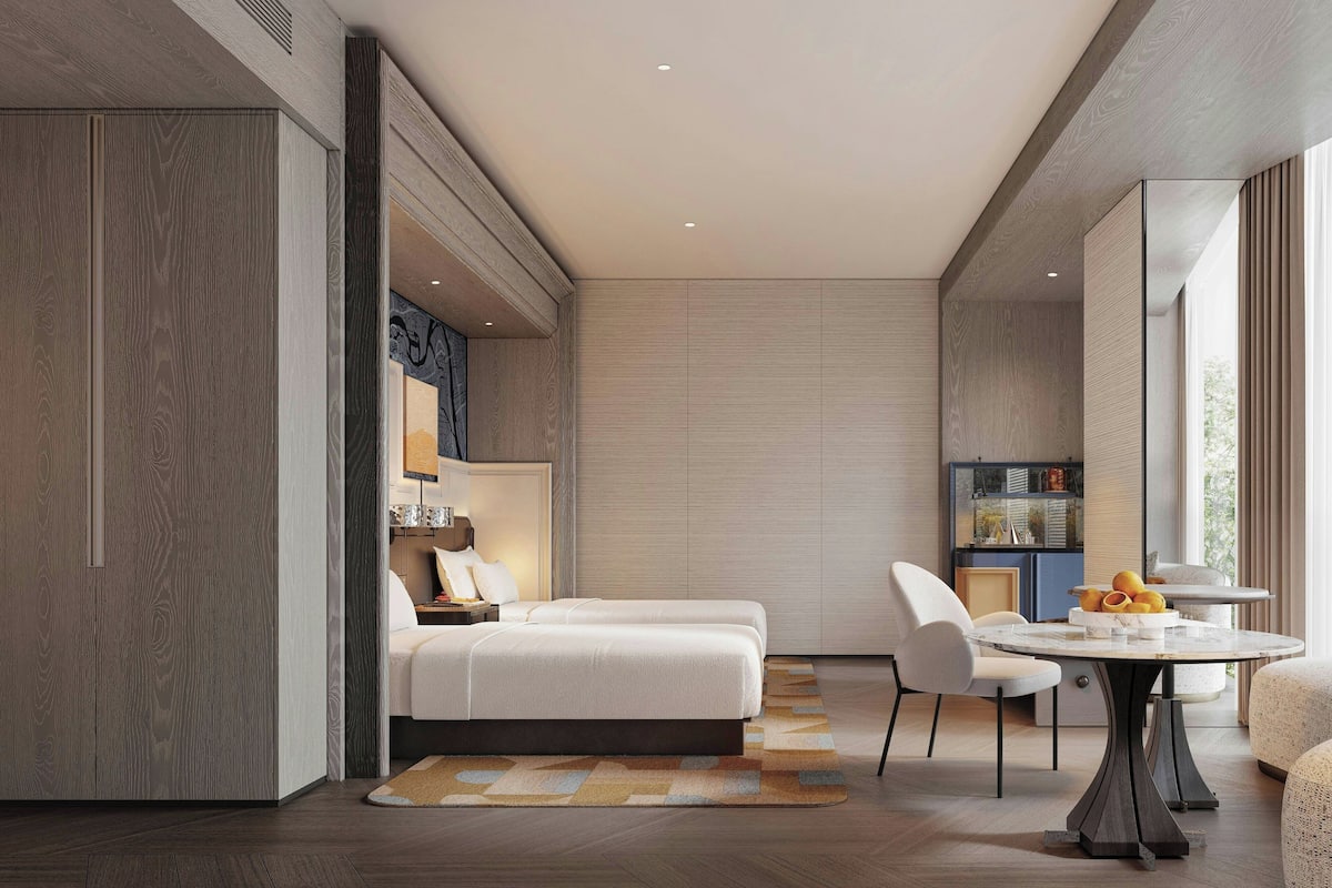 Chambre Prestige, 2 lits doubles, vue sur la ville