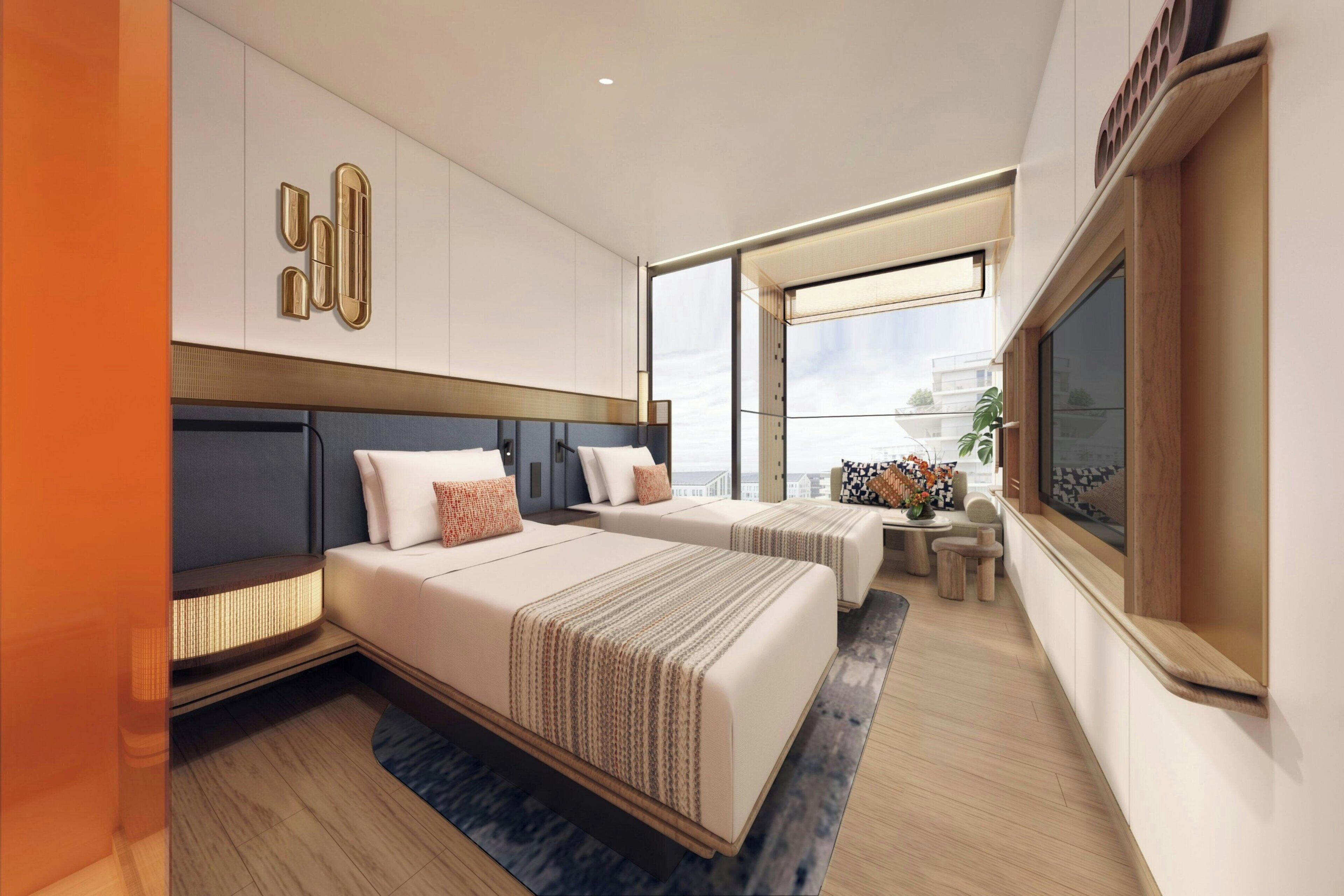 Superior Room, 2 Katil Bujang (Single), Balcony