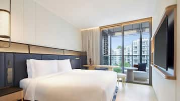 Deluxe-Zimmer, 1 King-Bett, Balkon | Minibar (mit einigen kostenlosen Artikeln), Zimmersafe