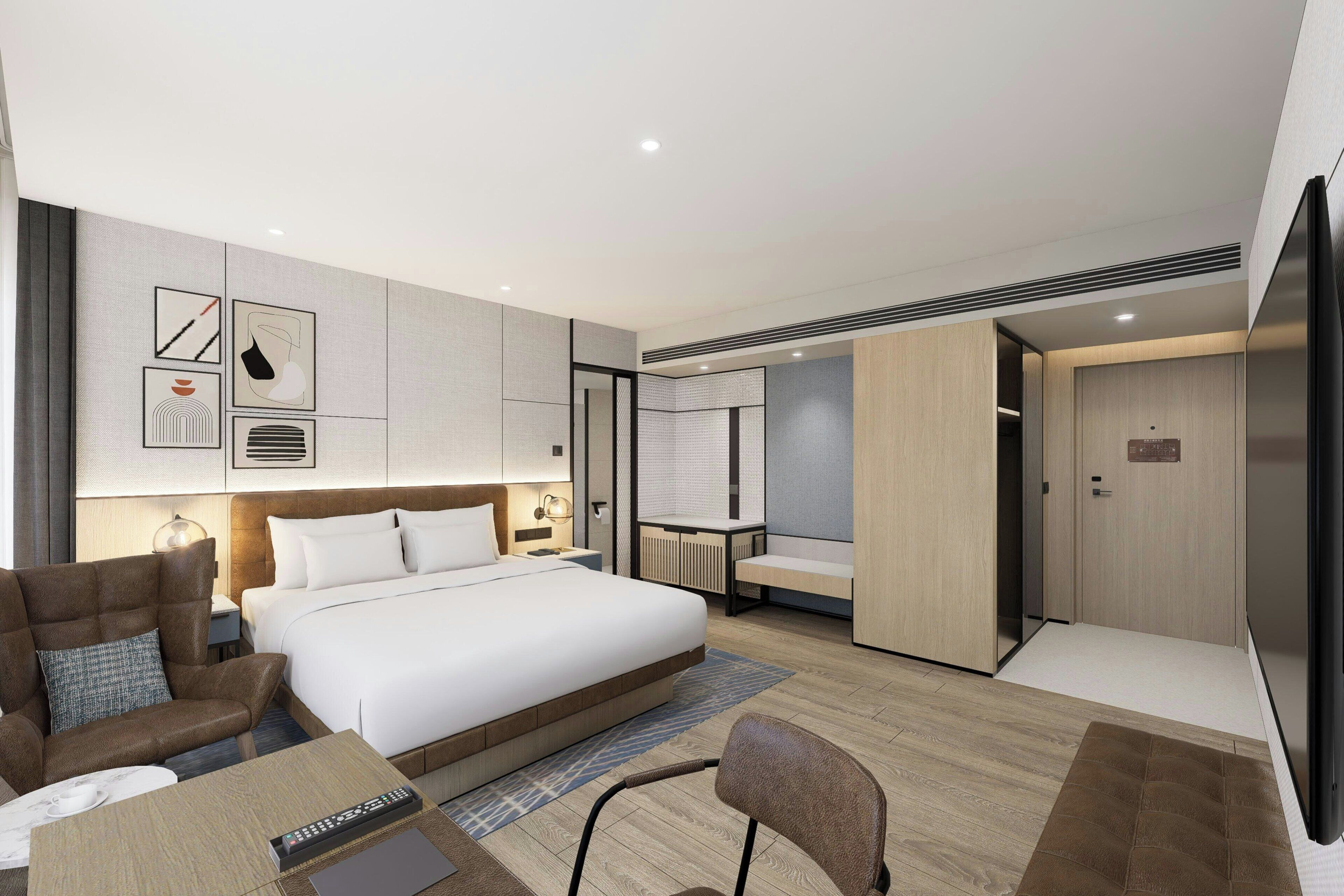 ห้องสตูดิโอสวีท, เตียงคิงไซส์ 1 เตียง, วิวเมือง