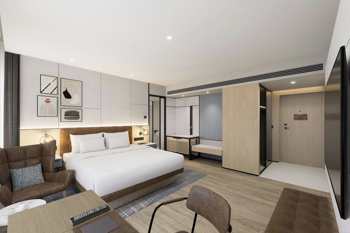 Suite Studio, 1 très grand lit, vue ville