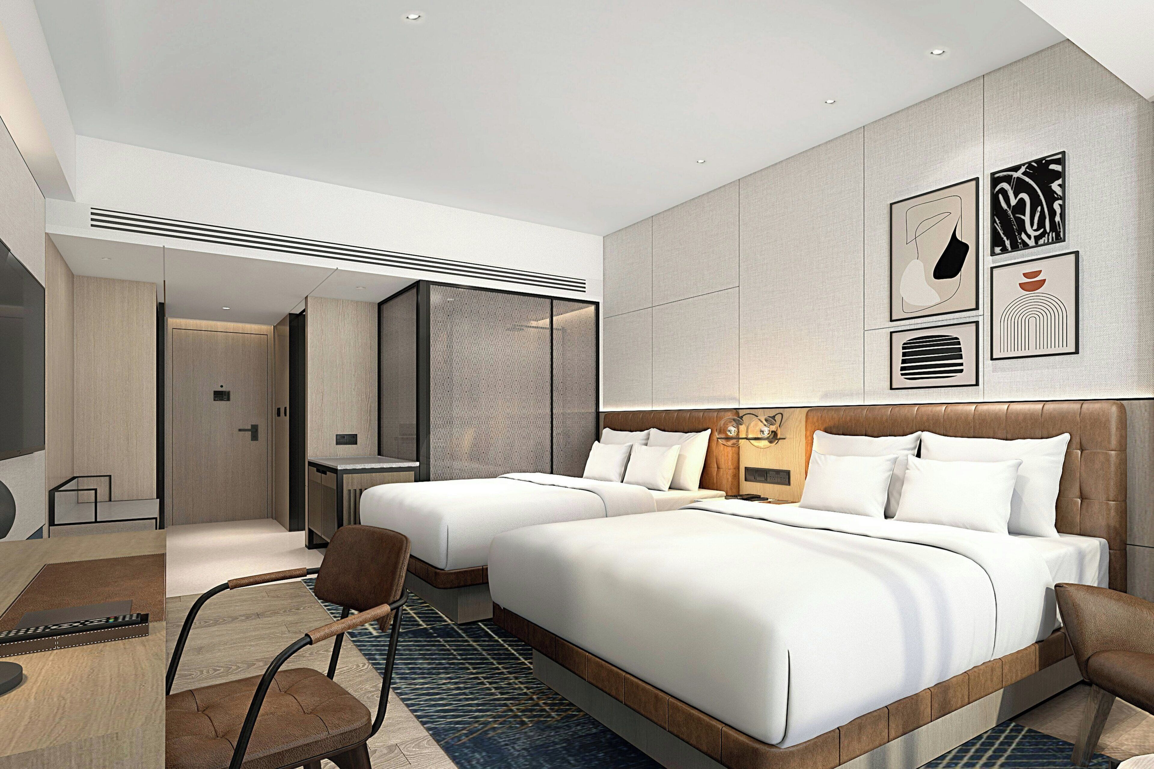 ห้องพรีเมียม, เตียงใหญ่ 2 เตียง, วิวเมือง