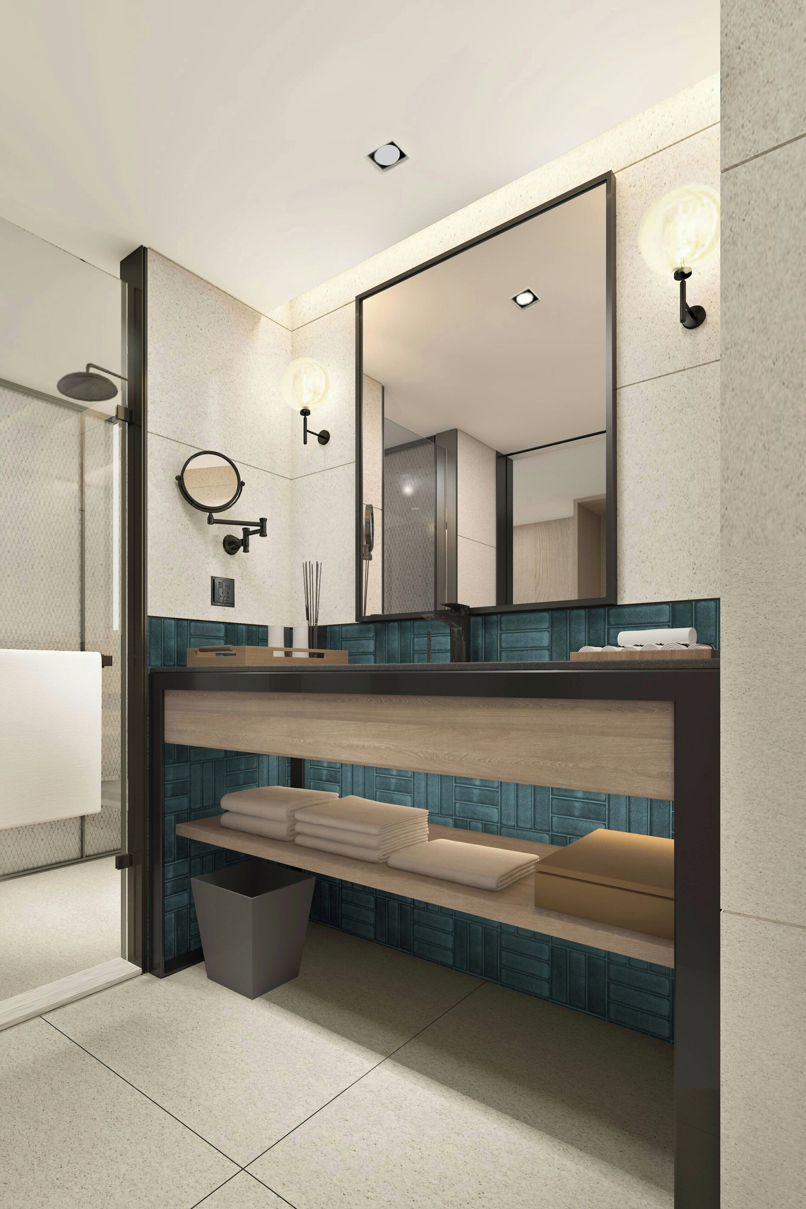 ห้องซูพีเรีย, เตียงคิงไซส์ 1 เตียง, วิวเมือง | ห้องน้ำ