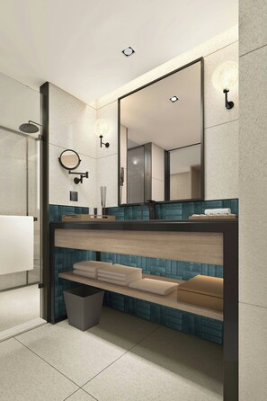 ห้องซูพีเรีย, เตียงคิงไซส์ 1 เตียง, วิวเมือง | ห้องน้ำ