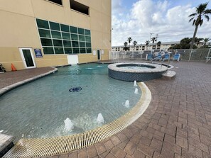 Indoor pool, outdoor pool