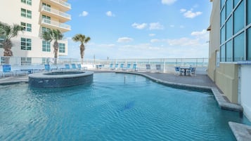 Indoor pool, outdoor pool