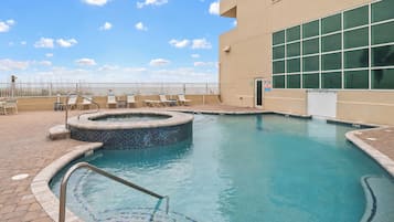 Indoor pool, outdoor pool