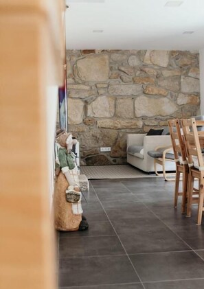 Familienhaus, Terrasse, Gartenblick | Wohnbereich