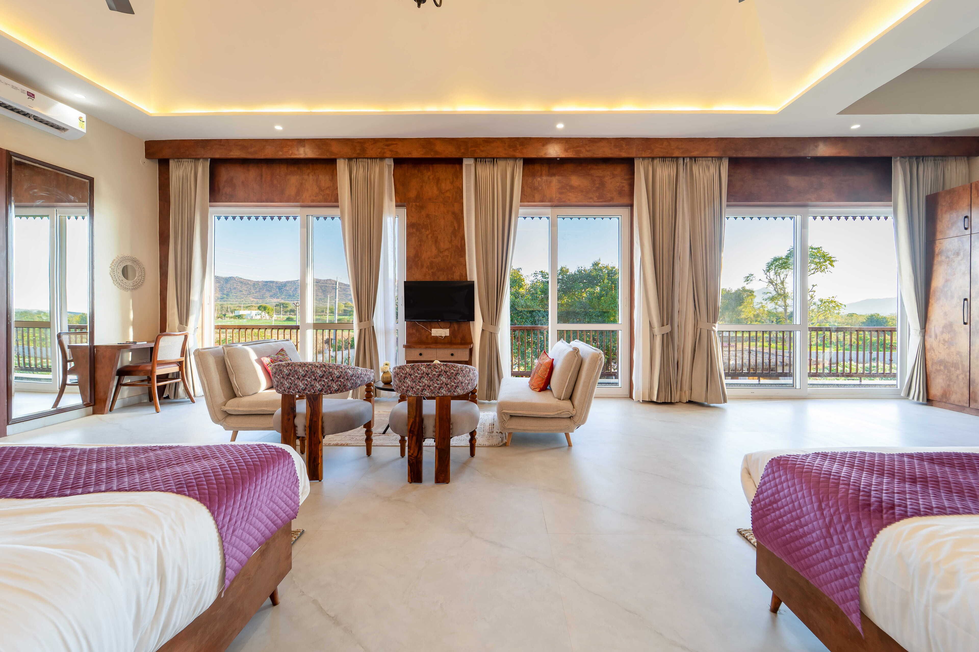 Suíte família, sacada, vista para a colina | Wi-Fi de cortesia