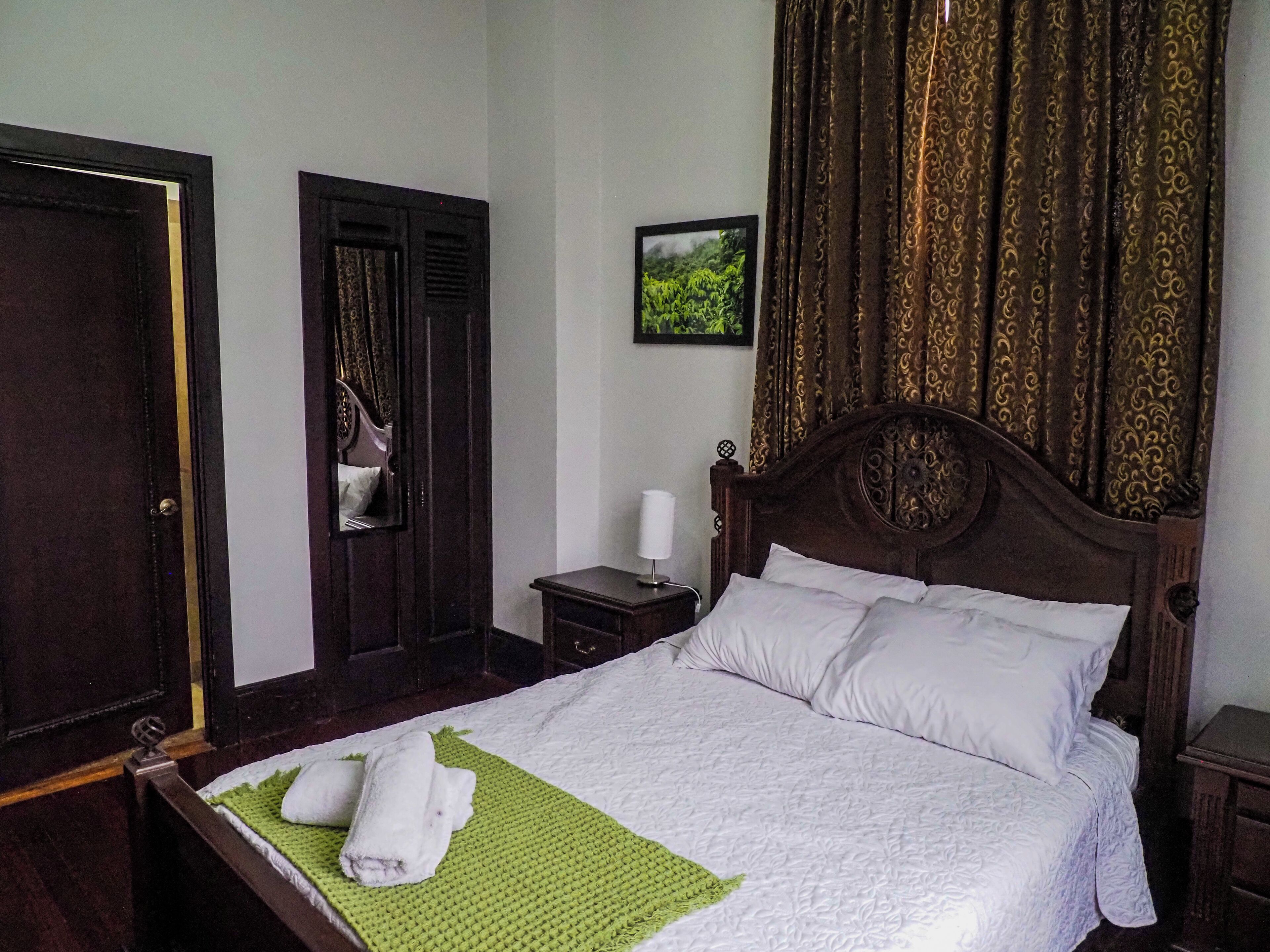 In-room safe, desk, laptop workspace, blackout curtains