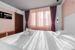 2 chambres, fer et planche à repasser, accès Internet