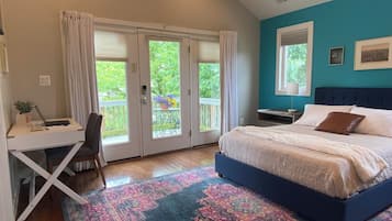 1 slaapkamer, een strijkplank/strijkijzer, internet, beddengoed