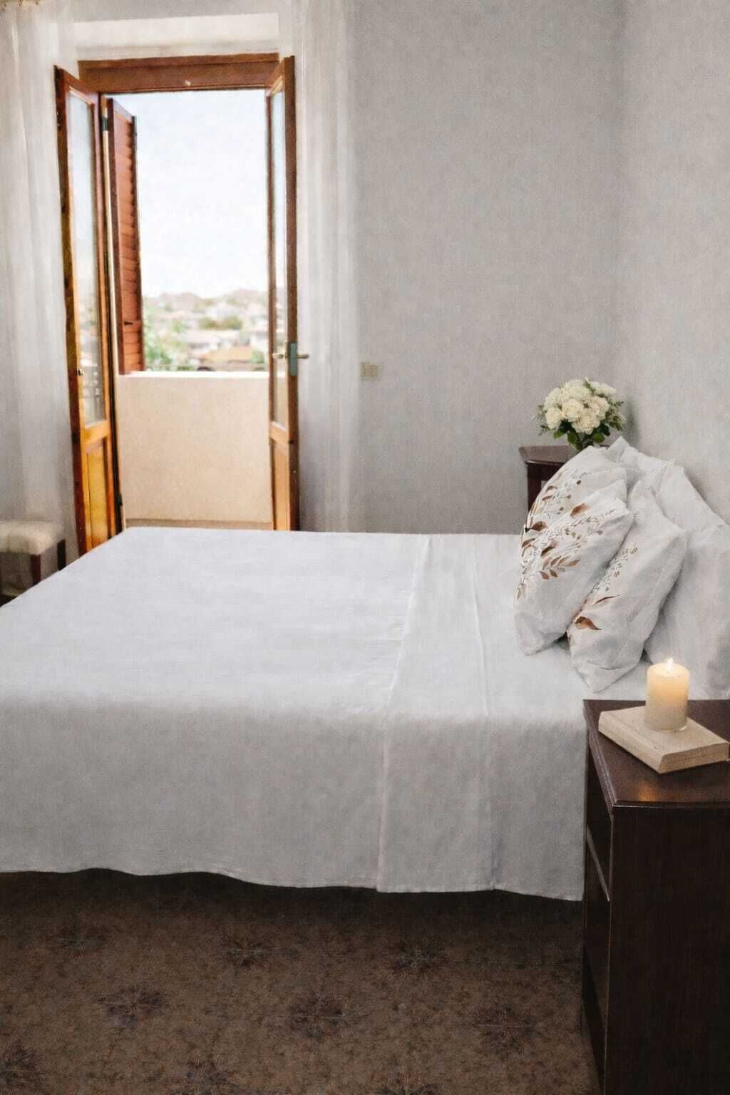 Traditionele driepersoonskamer, uitzicht op wijngaard | Gratis wifi