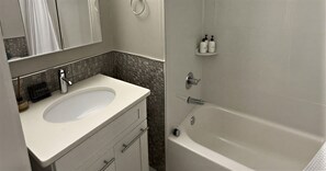 Bathroom - Stylish Work-Friendly 2BR | Shaw Metro & Dining (Washington)