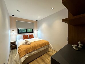 Desk, iron/ironing board, WiFi, bed sheets - Departamento Moderno y Centrico Estilo Wabi Sabi (Mexico City)