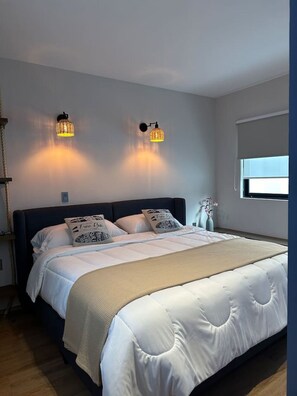 Desk, iron/ironing board, WiFi, bed sheets - Oasis Nautico 203  En Narvarte  Cuidad De México (Mexico City)