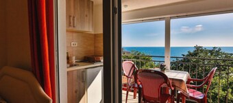 Studio Apartment with Sea View and Terrace