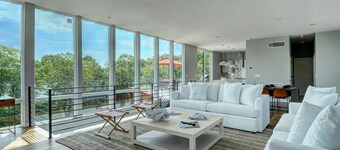 Modern Waterfront w/ Pool + Beach Access