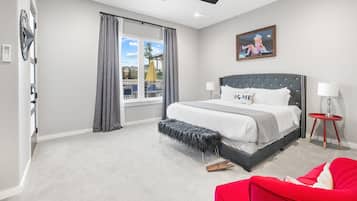1 slaapkamer, een strijkplank/strijkijzer, wifi, beddengoed