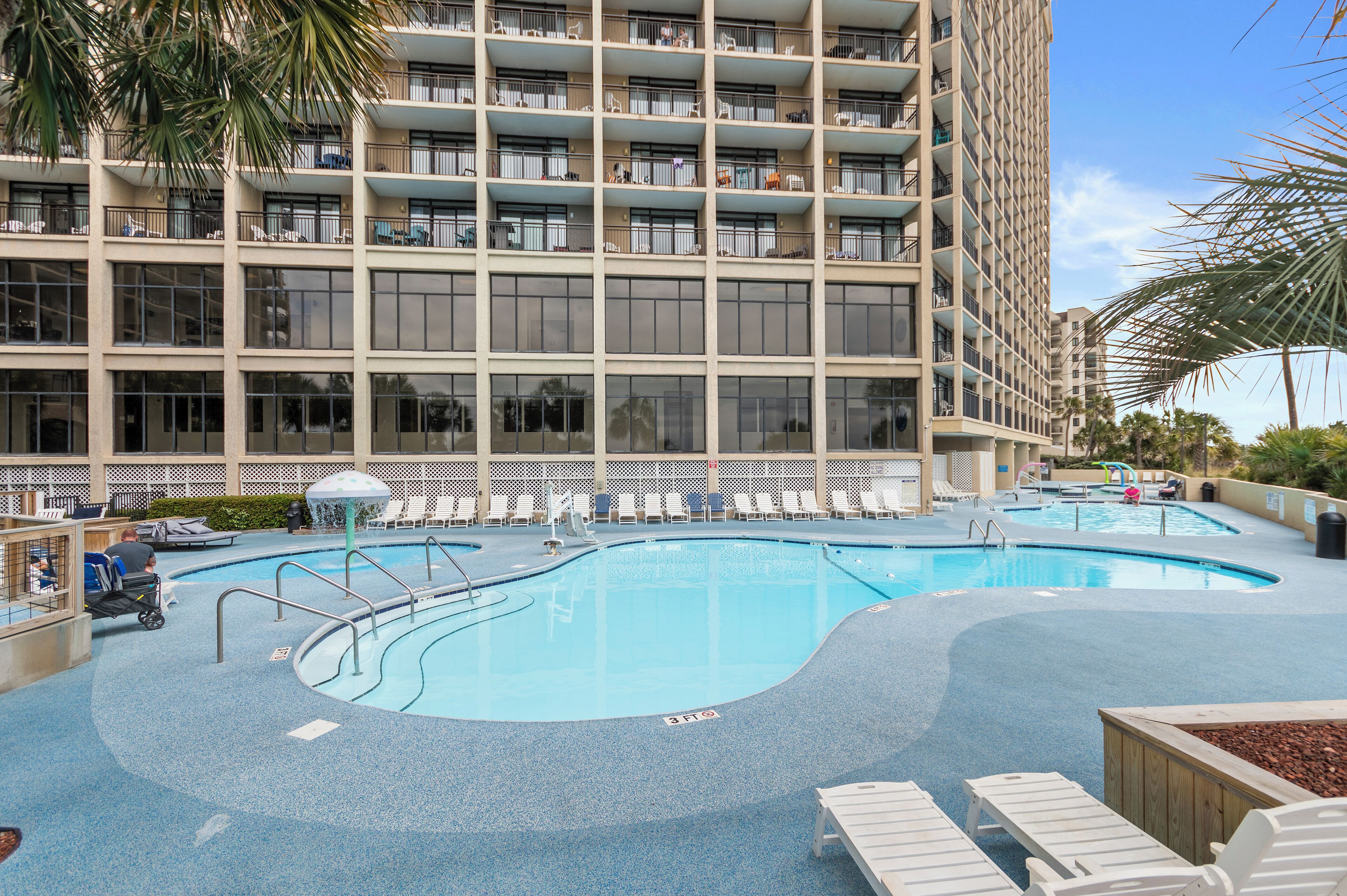Indoor pool, outdoor pool