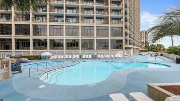 Indoor pool, outdoor pool